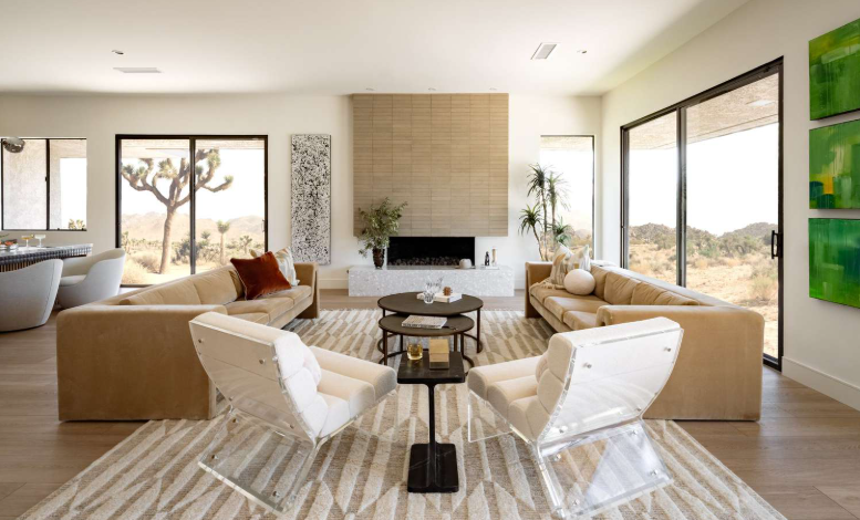 Styling Your Living Room with a White Shag Rug