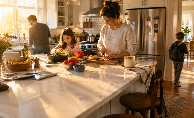 How to Choose a Countertop Material for a Busy Family Kitchen in Pittsburgh, Pennsylvania